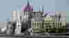 View of Parliament from the Danube River in Budapest