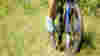 Woman Mountain Biking Closeup