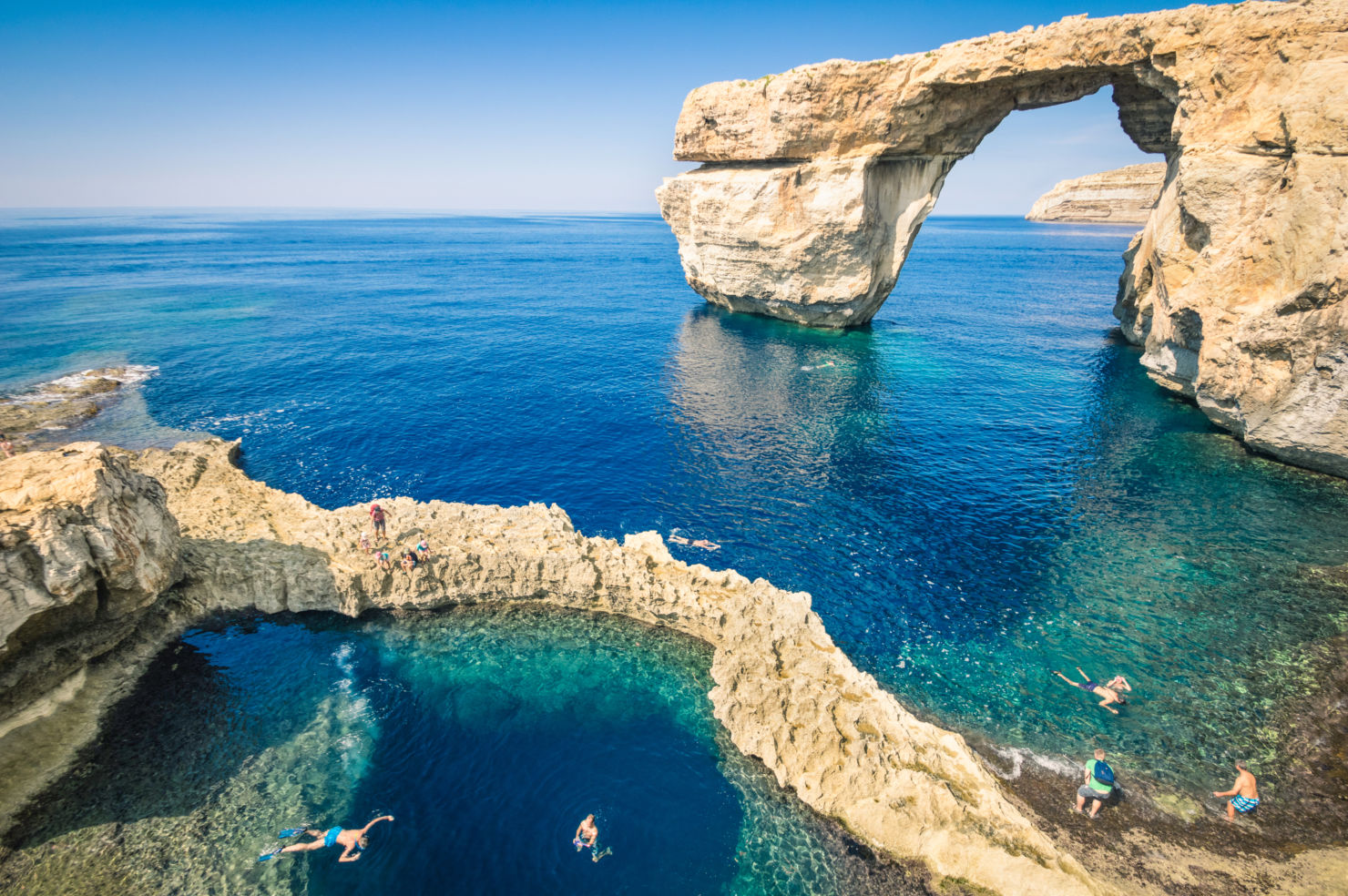 Azure Window, Gozo island, Mediterranean, Malta