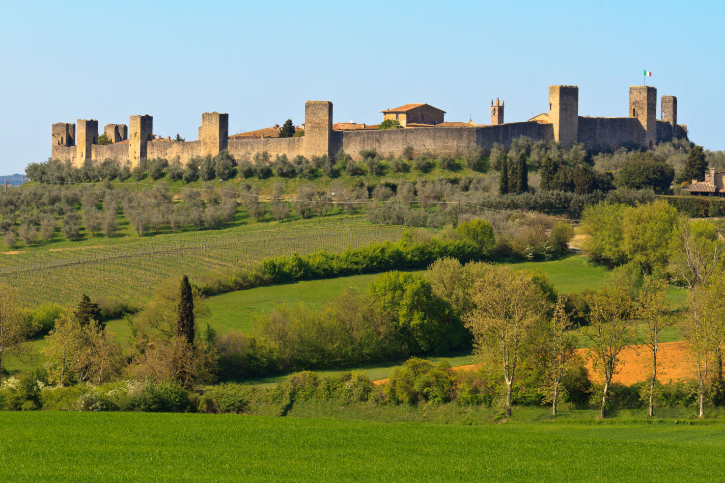 Monteriggioni, Siena, Tuscany, Italy