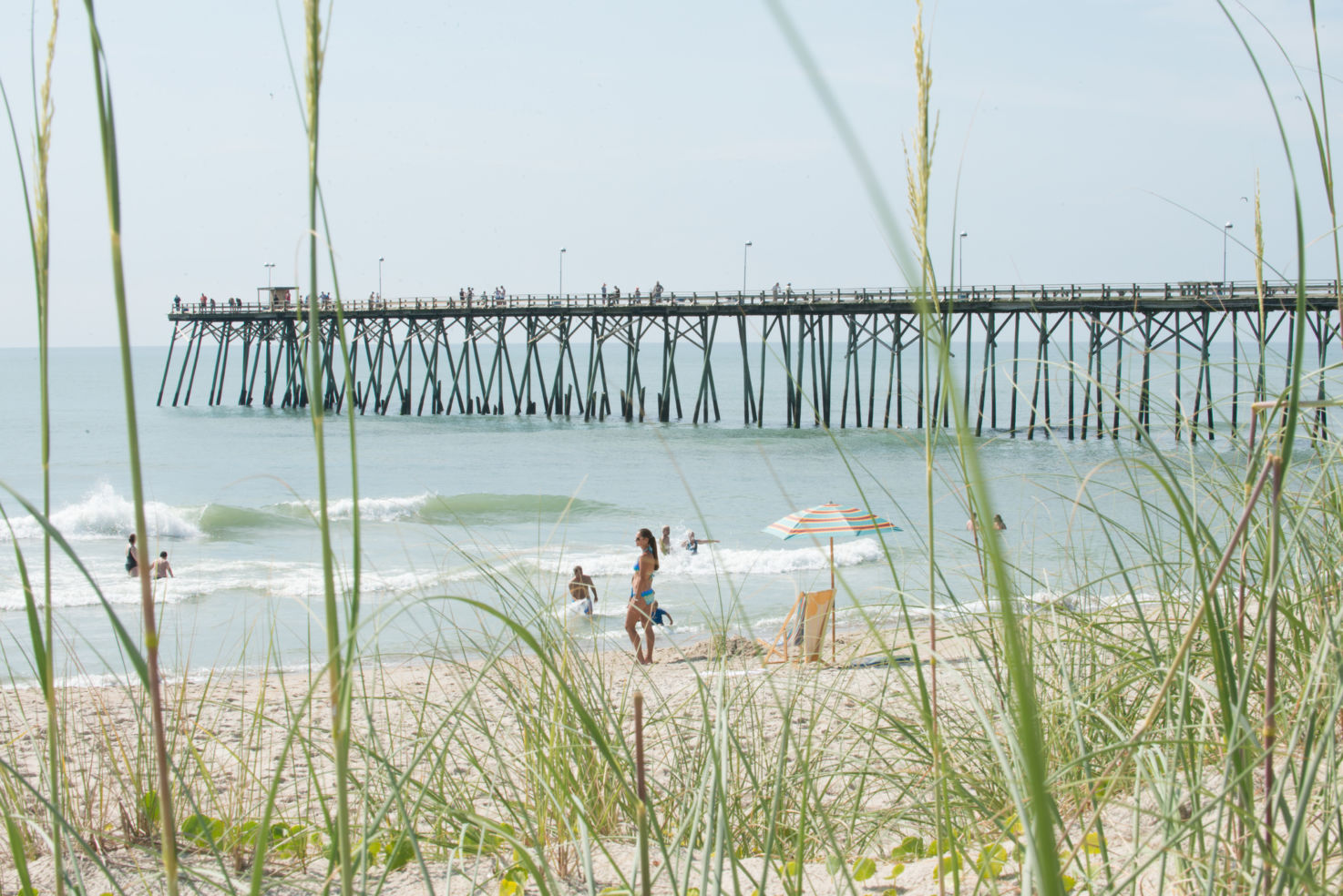 Kure Beach Pier, North Carolina.