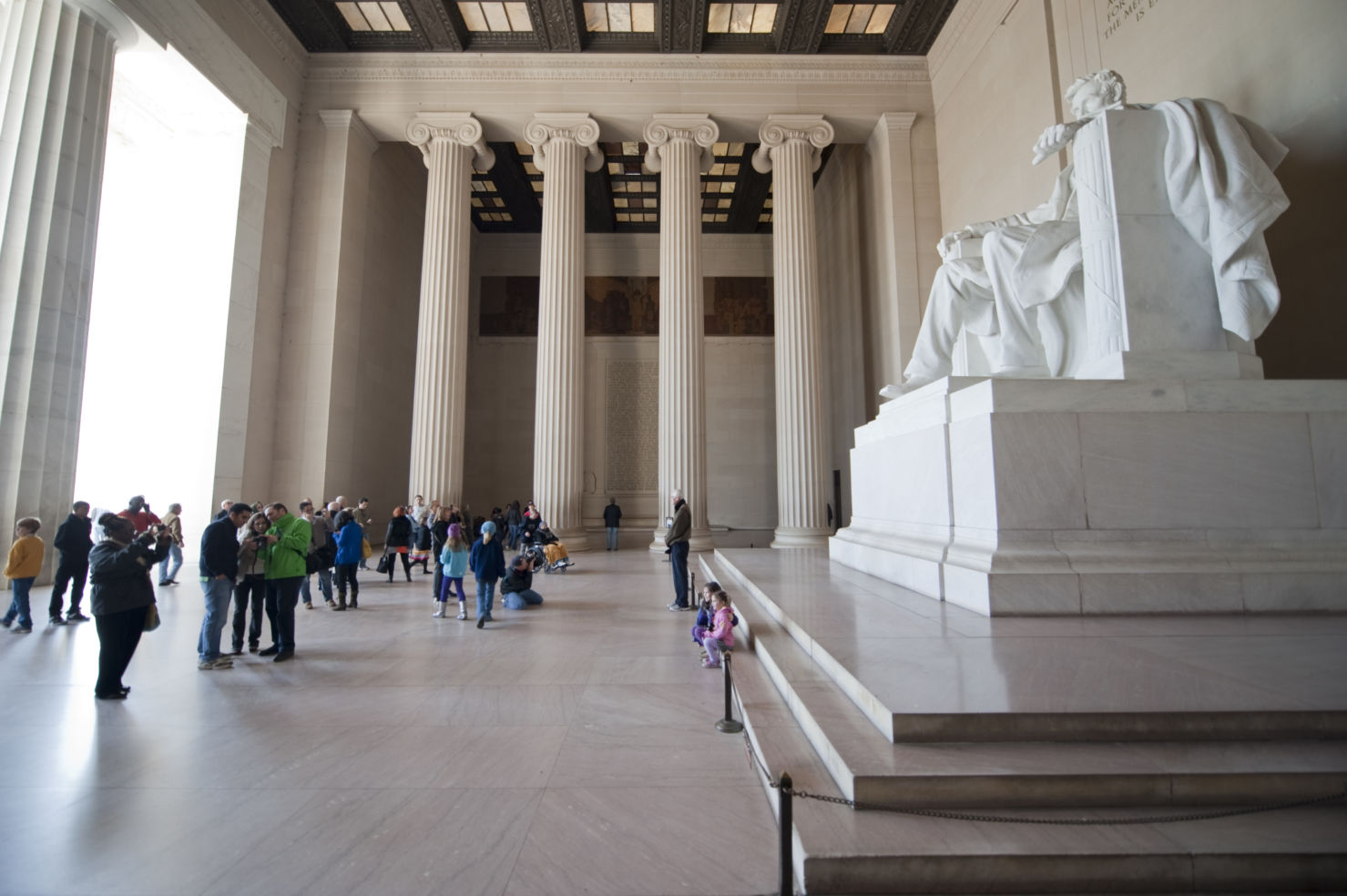 The Lincoln Memorial, National Mall, Washington DC.