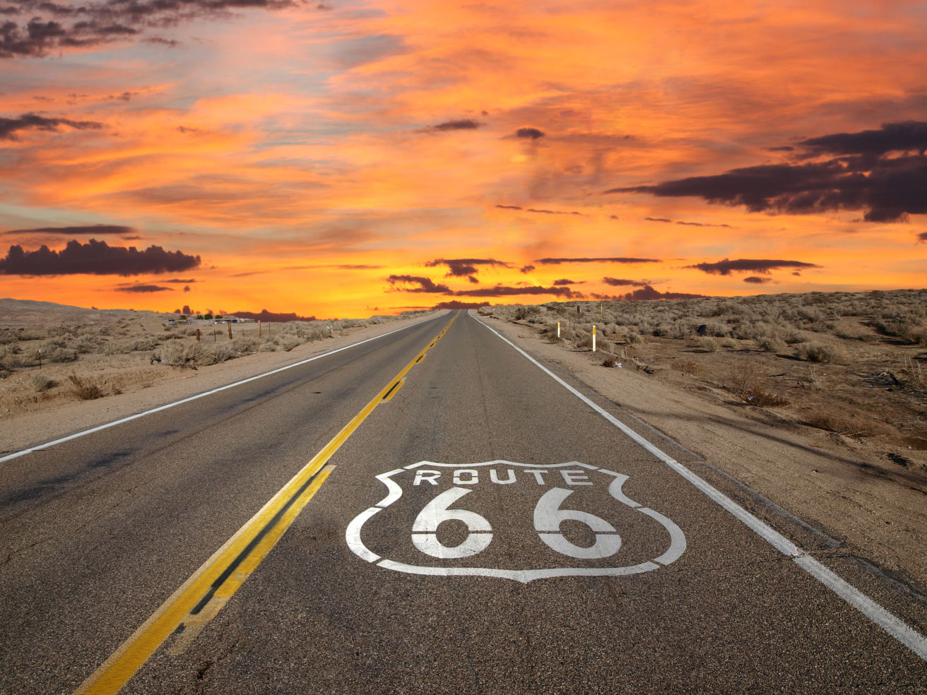 Route 66, California, Mojave desert