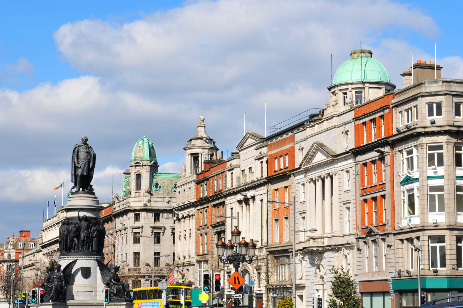 O'Connell Street, city centrr, Dublin, Ireland