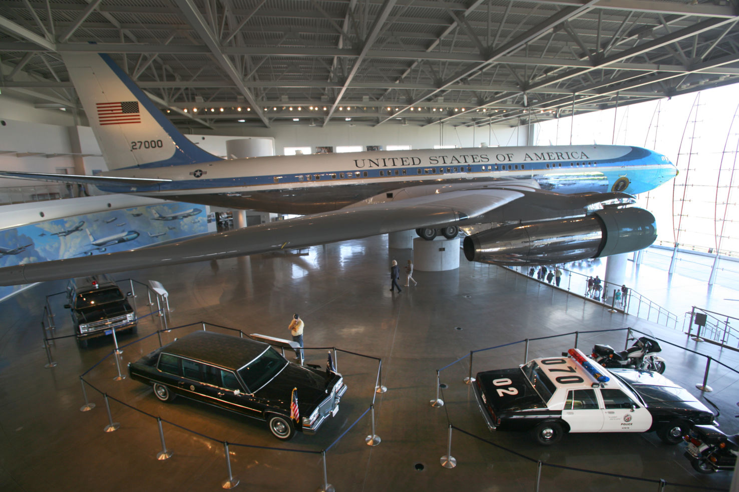 Ronald Reagan Library, Air Force One, motorcade, Simi Valley, California