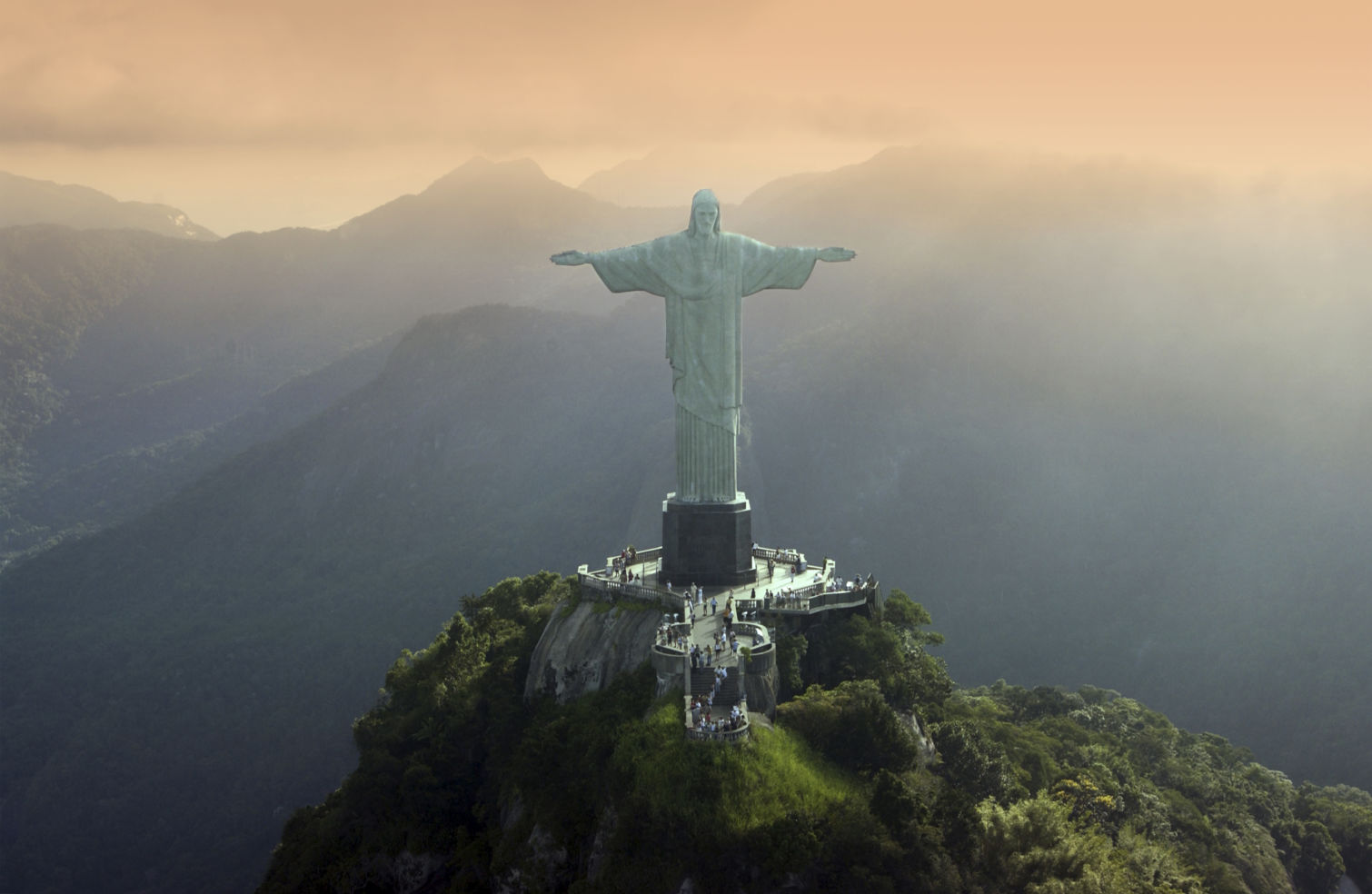 statue of Christ the Redeemer, Corcovado, Rio De Janeiro, Brazil, South America, Paul Landowski