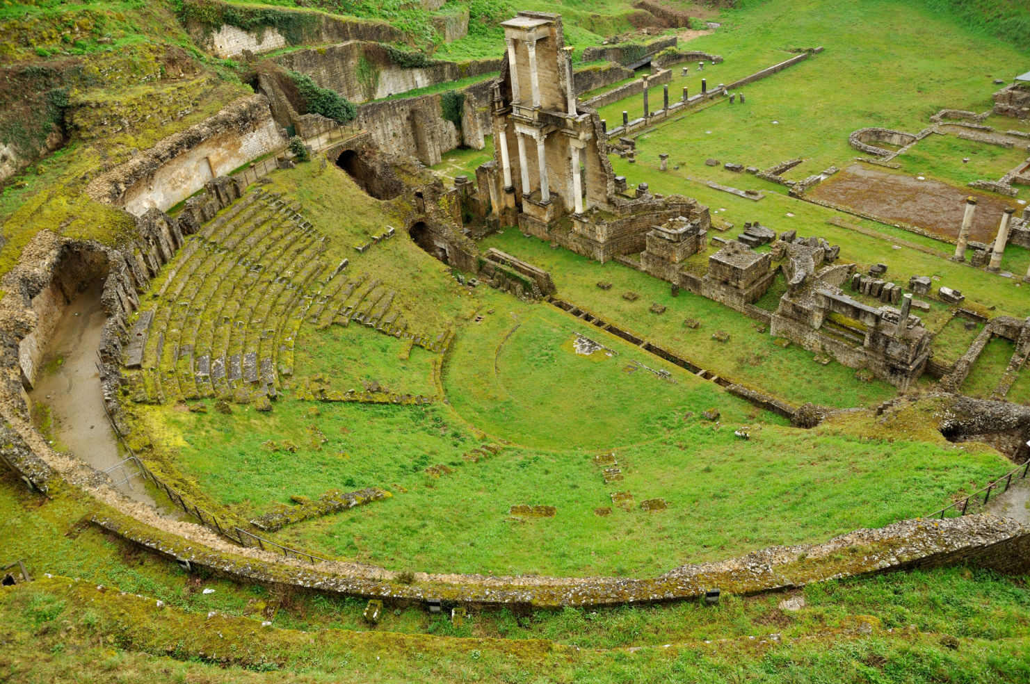 Volterra Roman theater, Tuscany, Italy