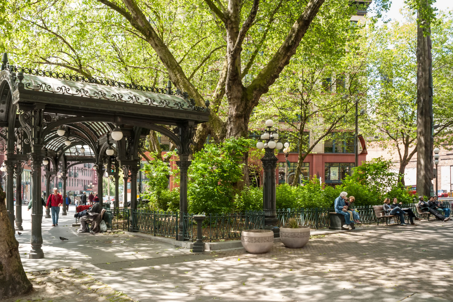Iron Pergola, Pioneer Square, Seattle, Washington