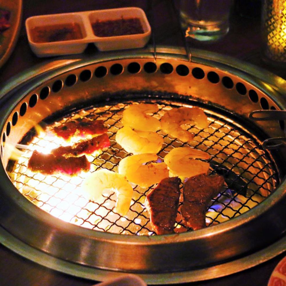 Table grill, Drunken Dragon, Miami, Florida
