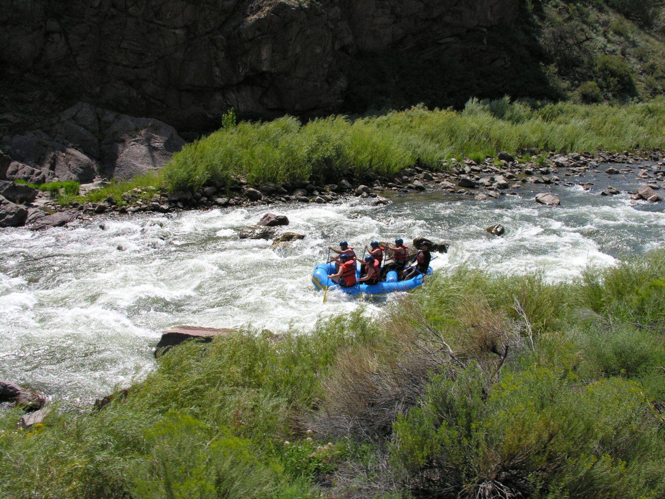 White water rafting, Colorado
