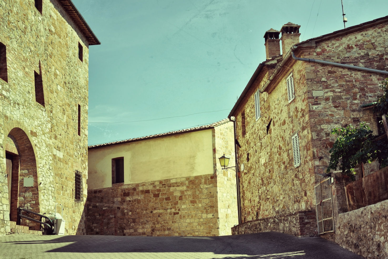 medieval architecture, Murlo, Tuscany, Italy