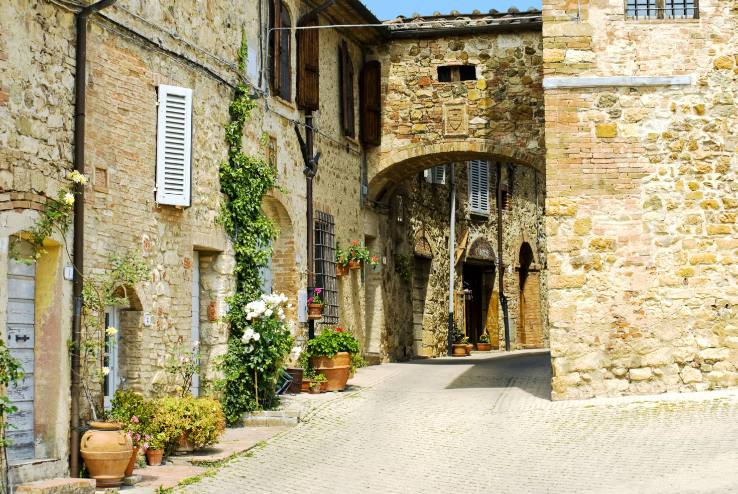 ancient town, Murlo, Tuscany, Italy