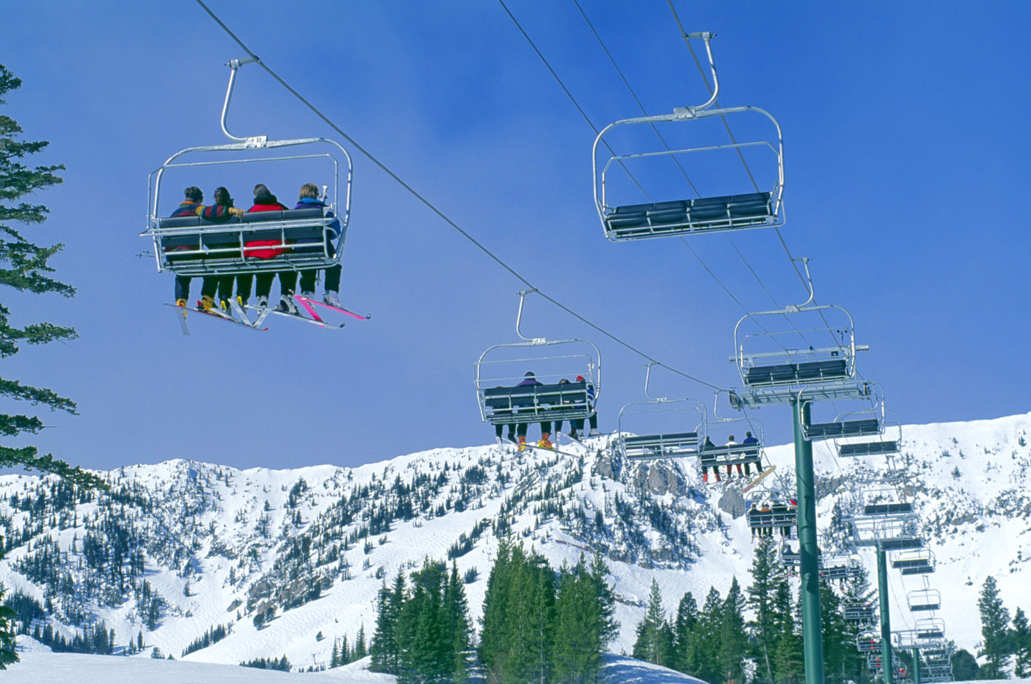 skiing