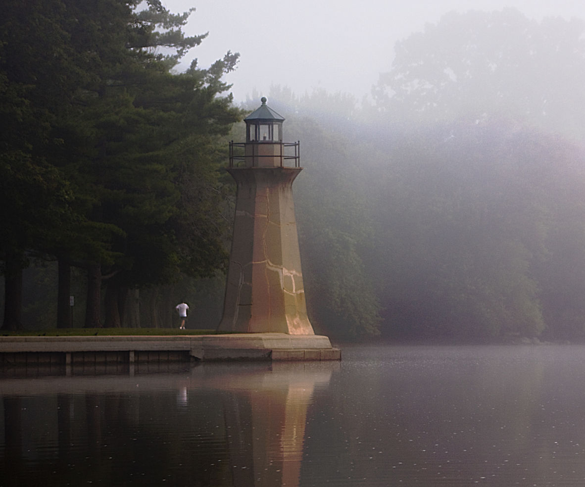 Fox River Lighthouse, Geneva, Illinois
