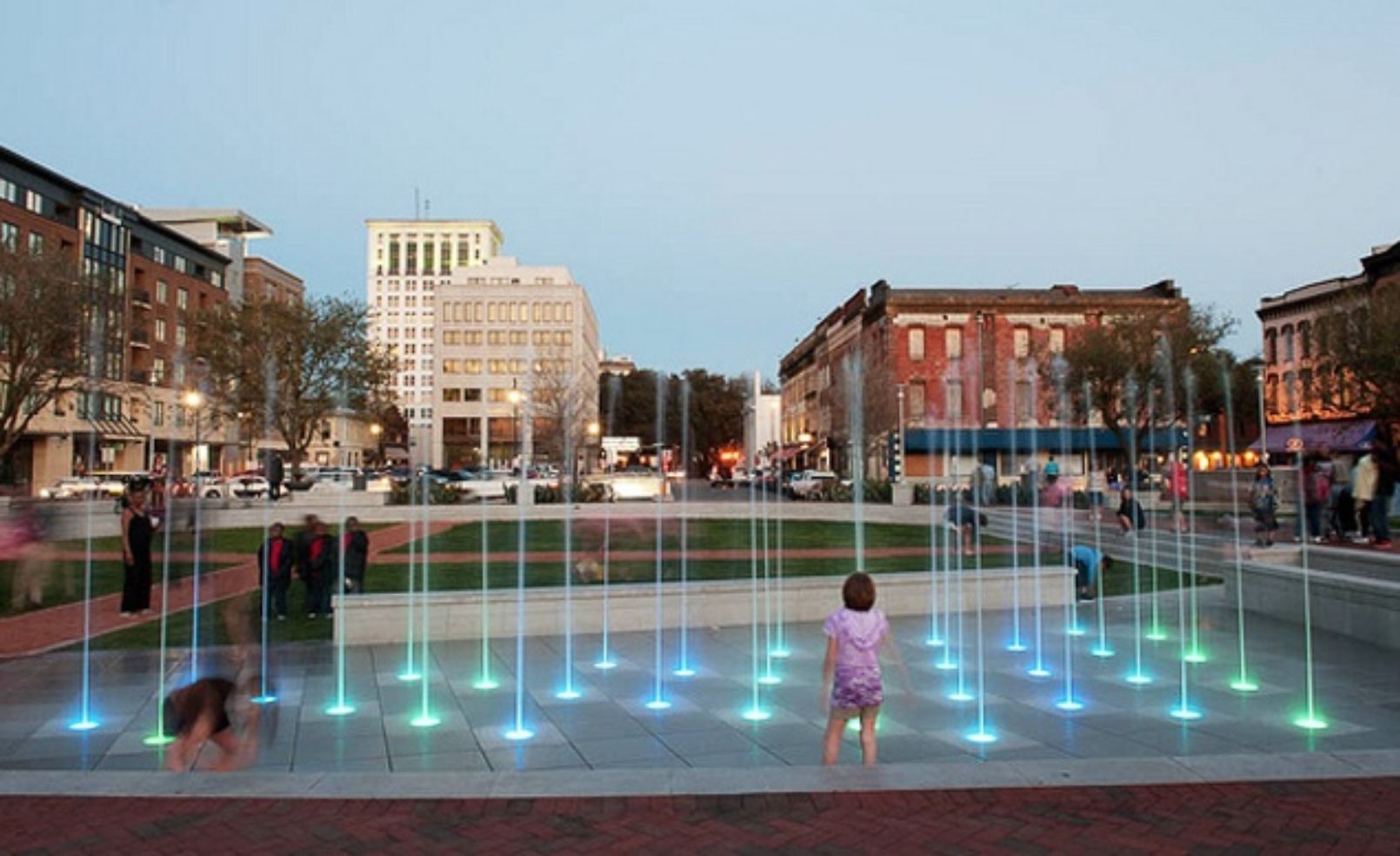 fountain Ellis Square Savannah Georgia