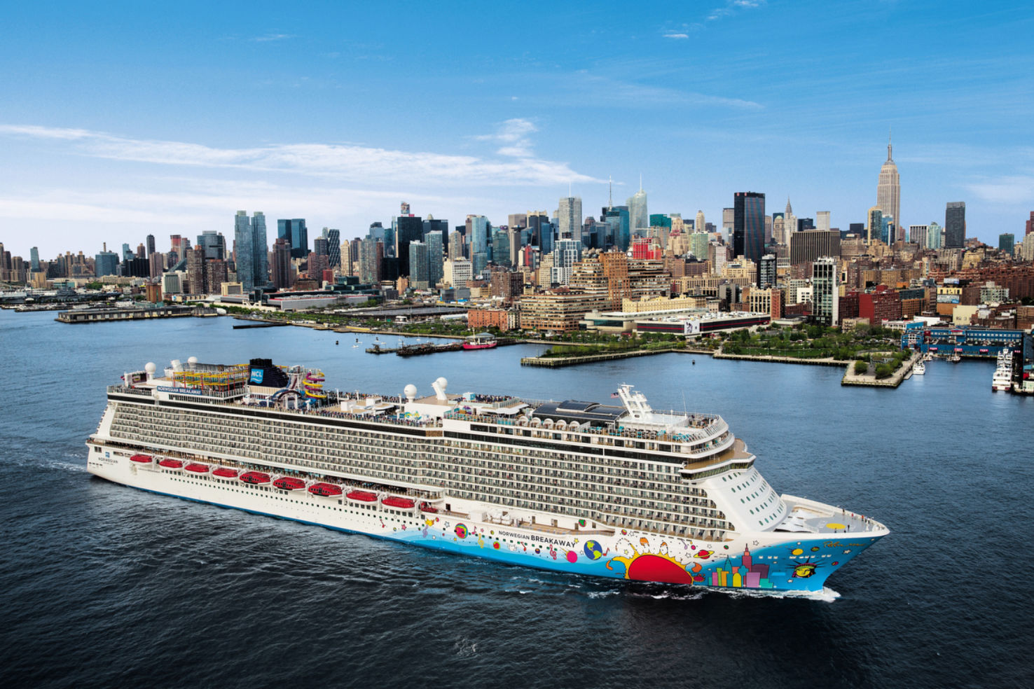 Norwegian Breakaway leaving from NYC