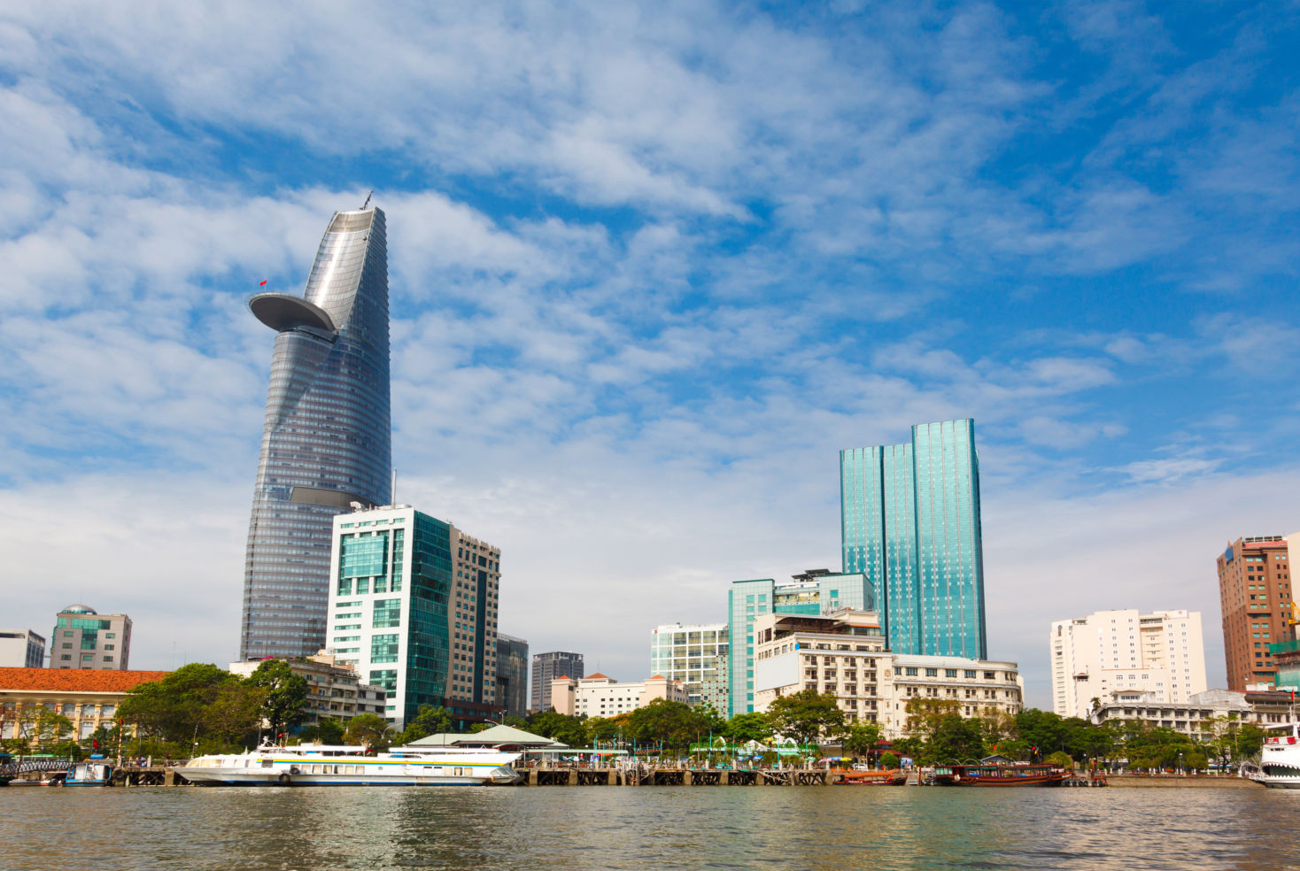 Business center in Ho Chi Minh City, Vietnam
