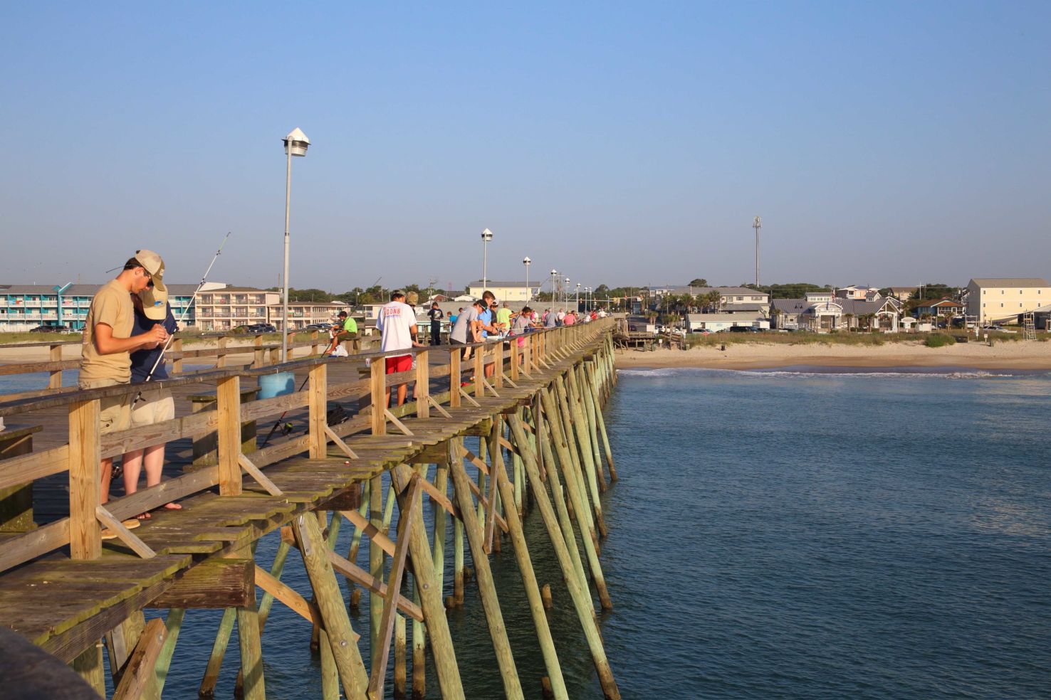 Kure Beach Pier, North Carolina, fishing