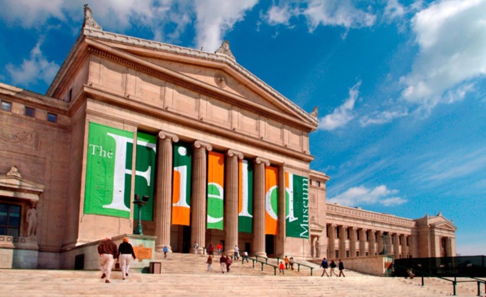 Exterior of the Field Museum in Chicago