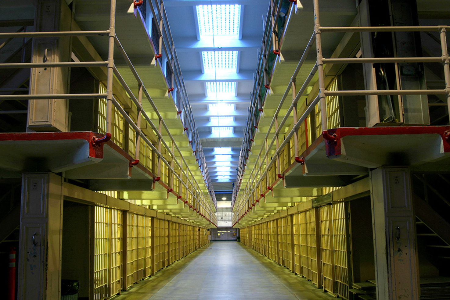 Alcatraz Prison at night