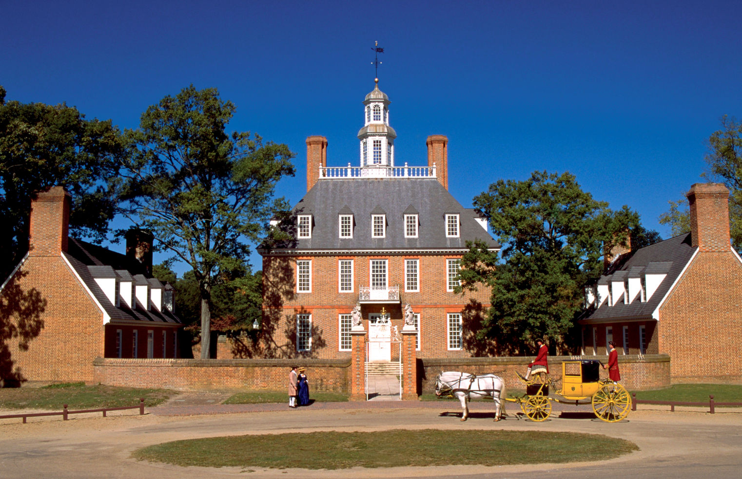 The Governor's Palace at Colonial Williamsburg.