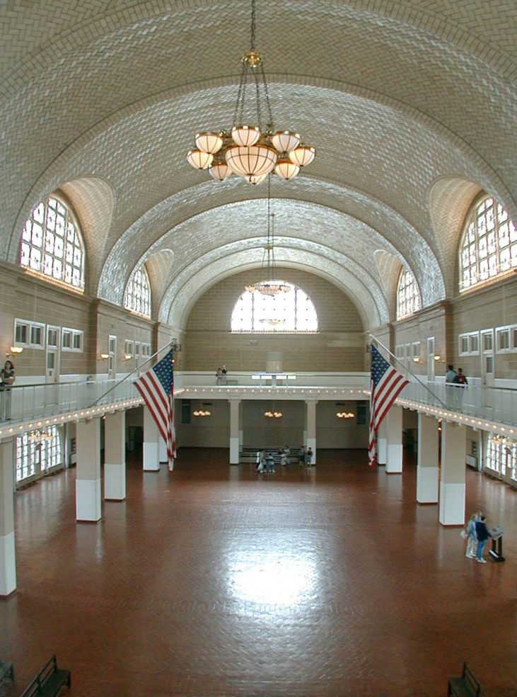 The Great Hall at Ellis Island