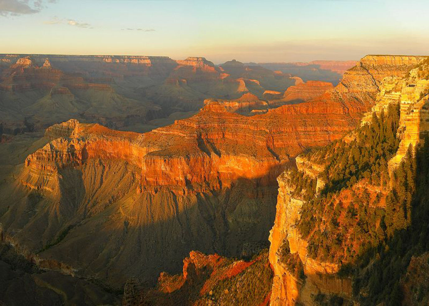 sunset at the Grand Canyon