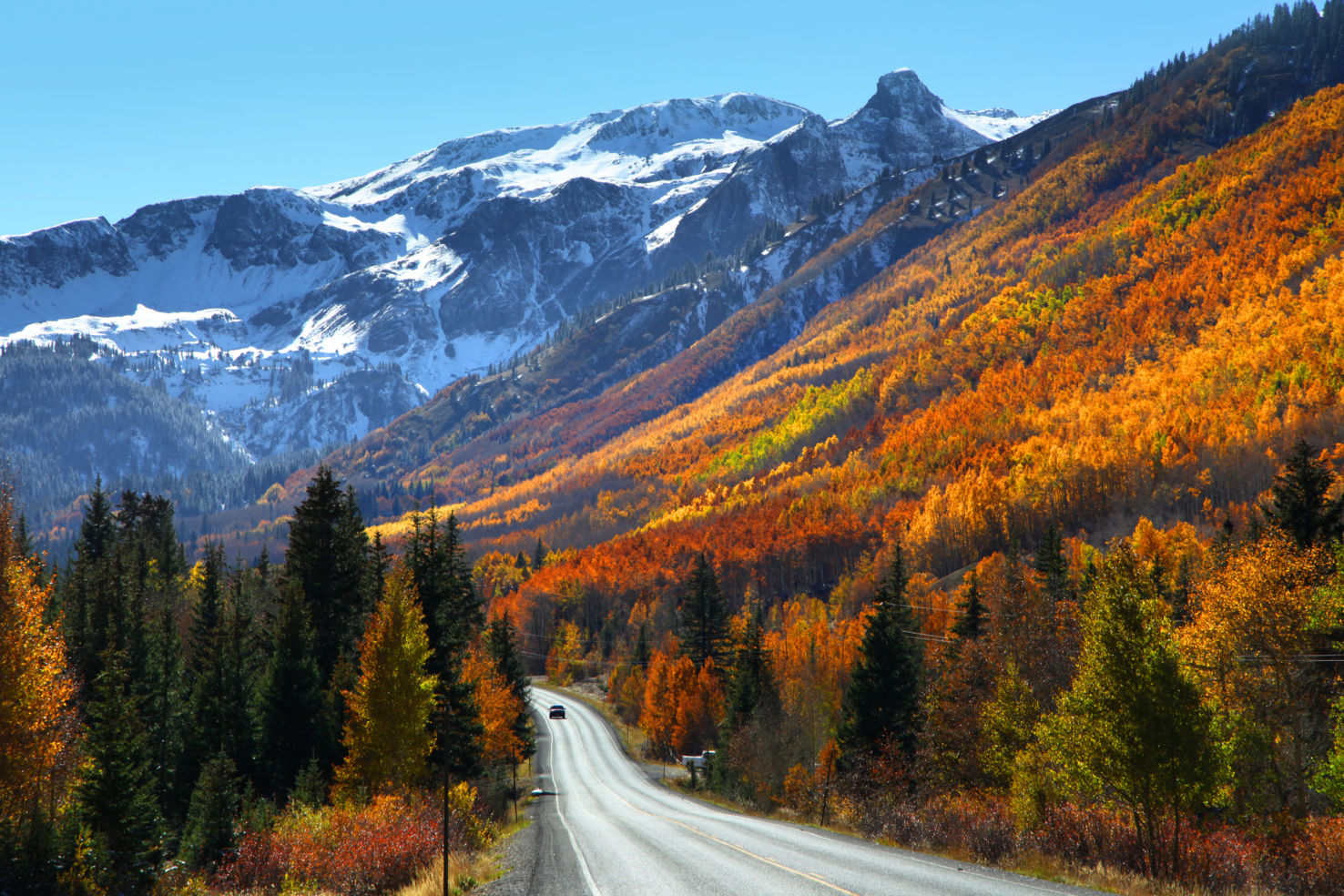 million dollar highway, Ourey, Silverton, Colorado.