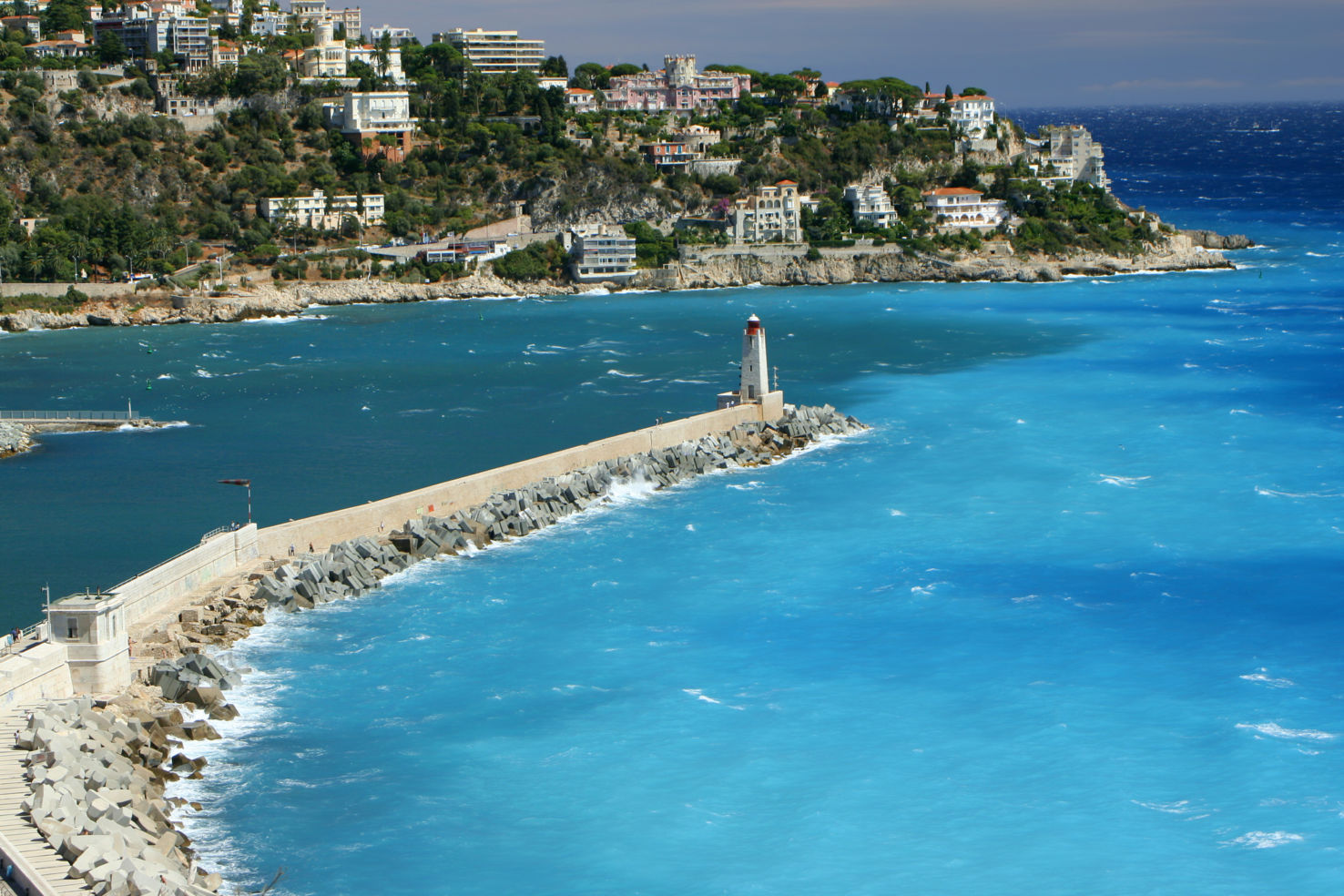 Lighthouse, Nice, french Riviera, France