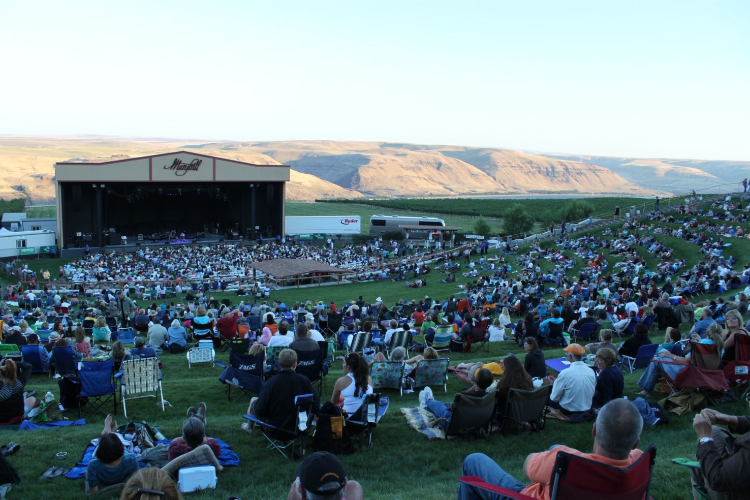 Maryhill Winery in Columbia River Gorge, Oregon