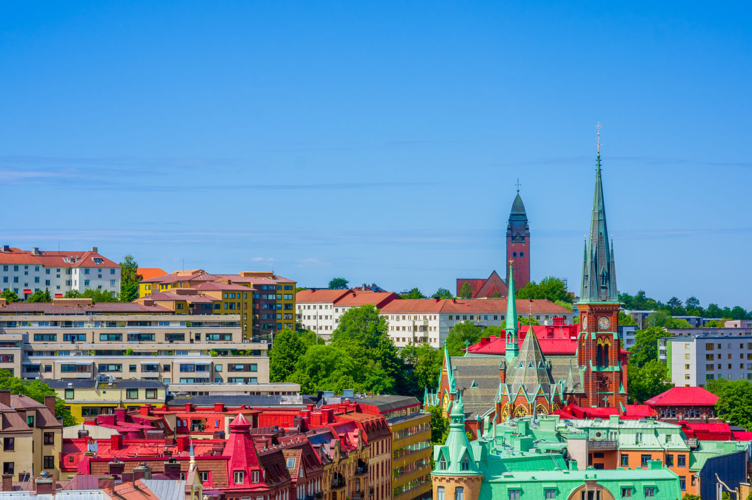 Gothenburg city, downtown, Sweden