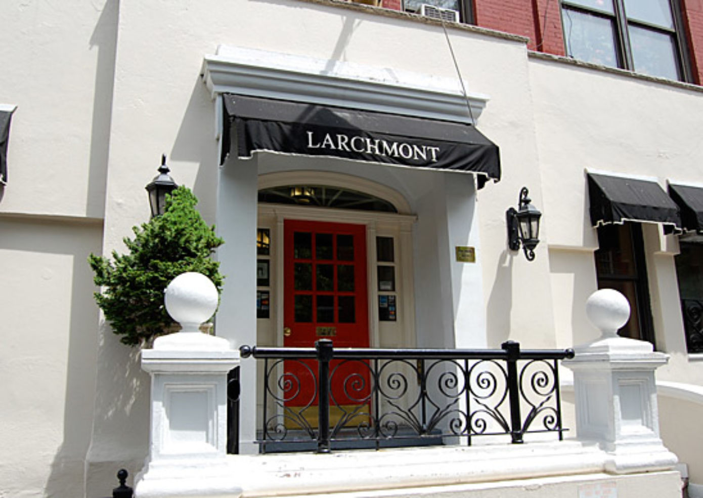 The exterior of The Larchmont.