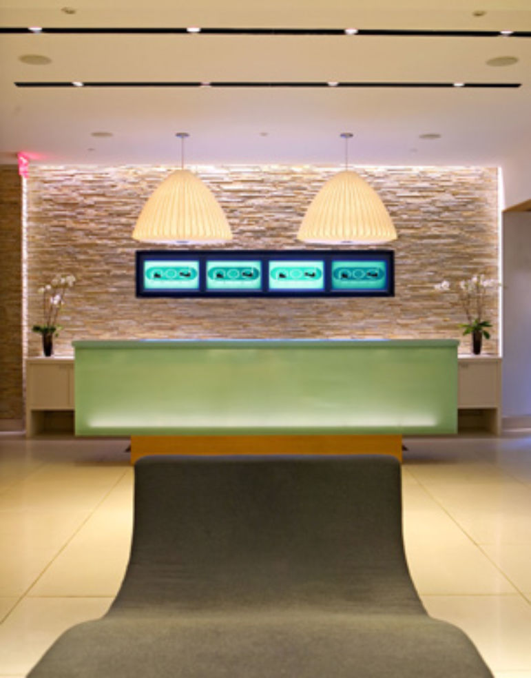 Pod Hotel lobby