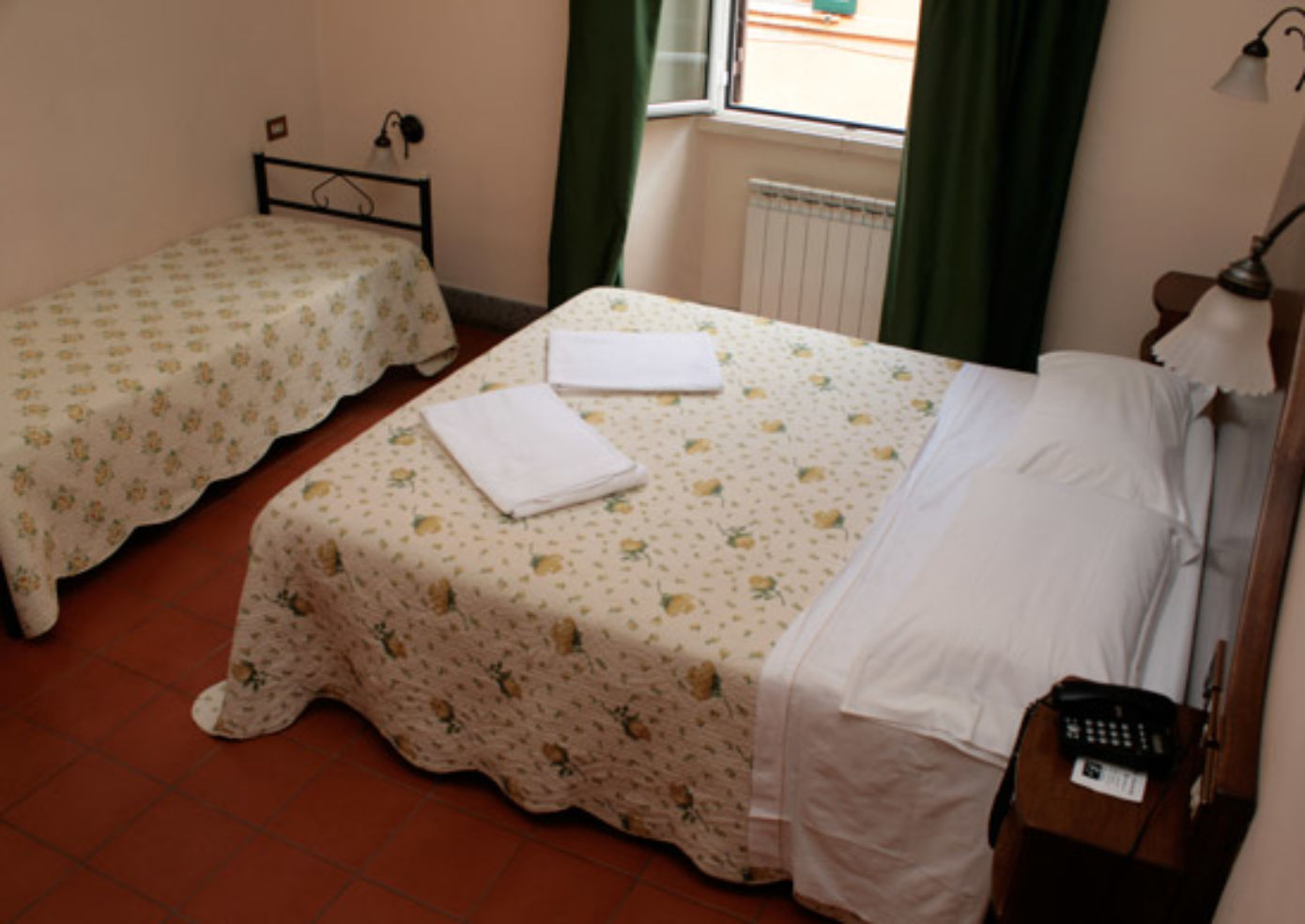 Room 21 at Hotel Panda can sleep three guests.