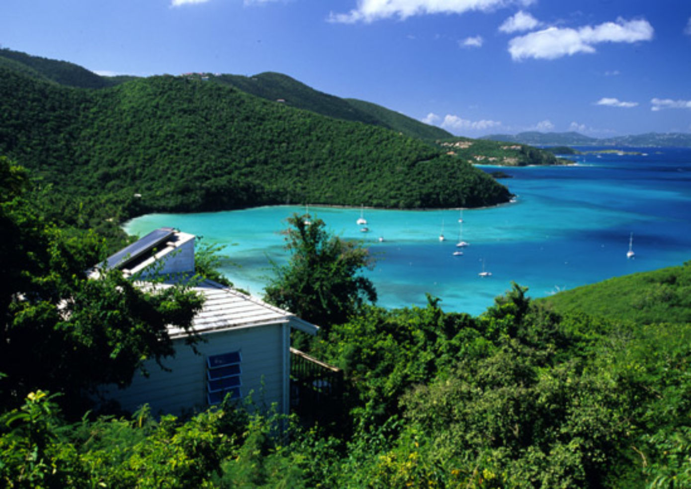 Maho Bay Camps on St. John, in the U.S. Virgin Islands.