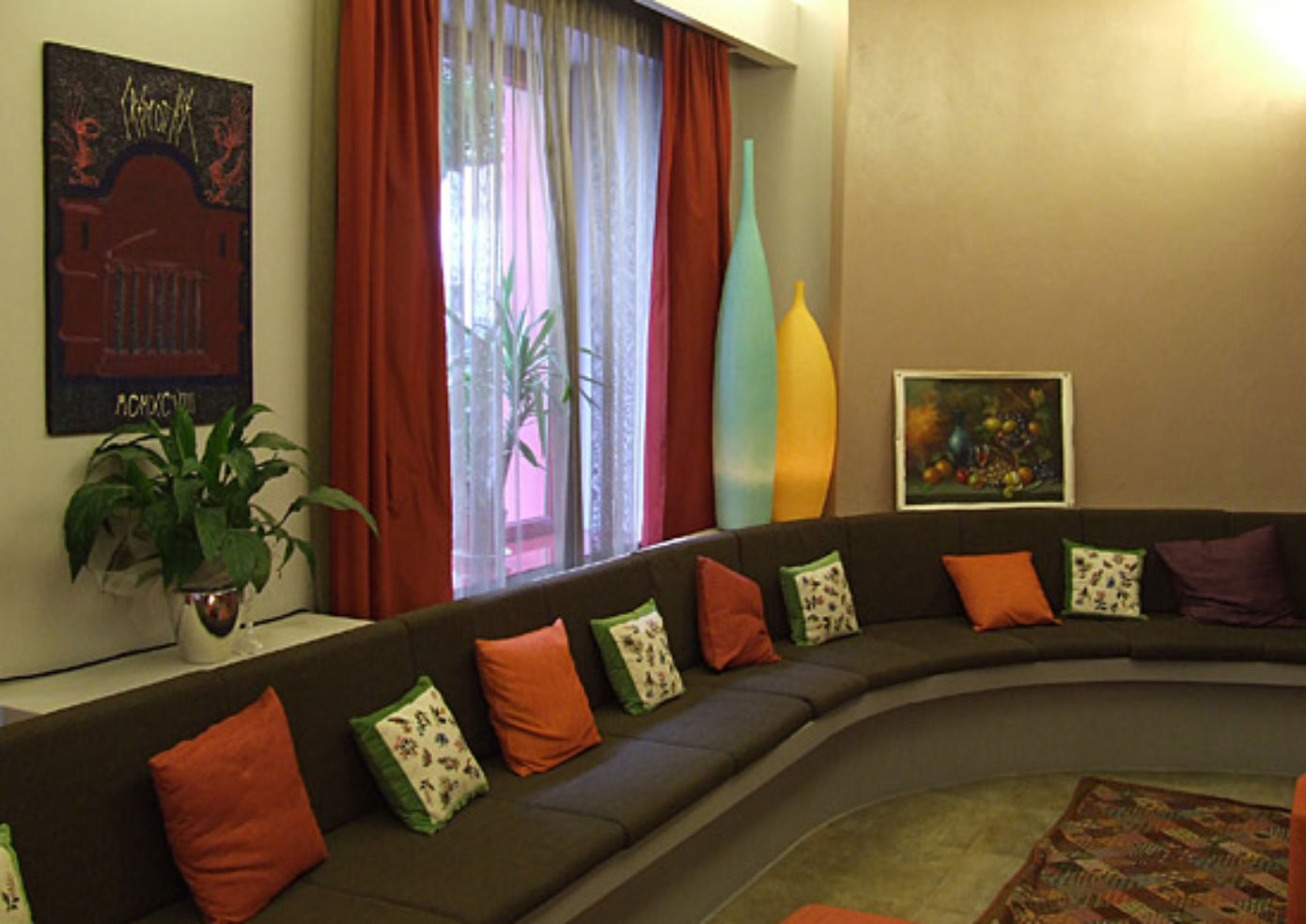 The lobby of Hotel Re di Roma.