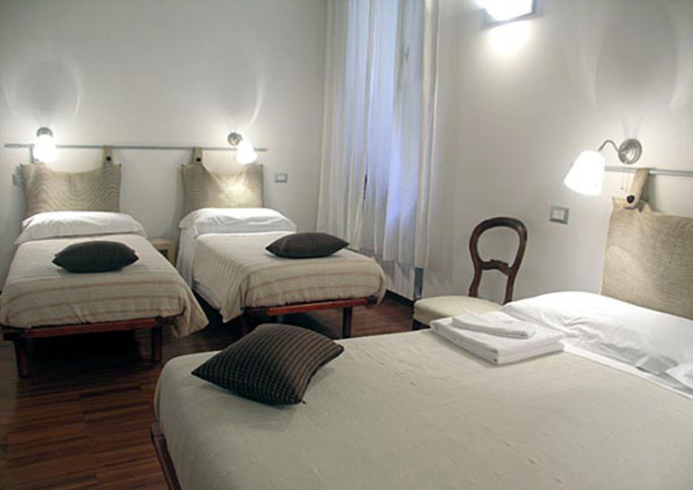 A quad occupancy room at Arco del Lauro.