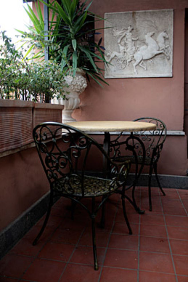 Room 62's terrace.