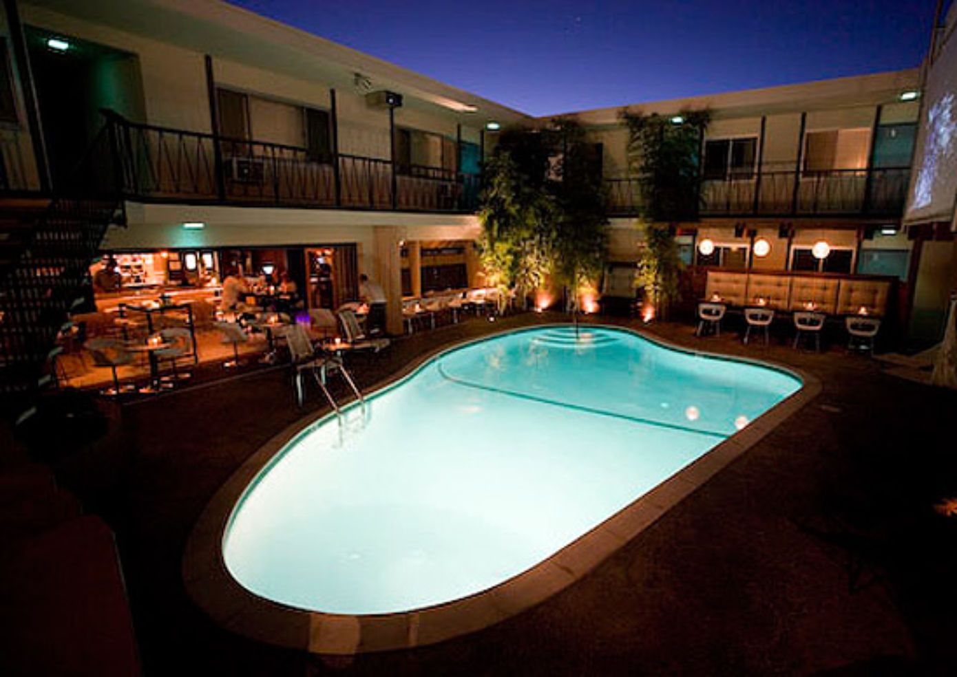 The pool at Pearl Hotel