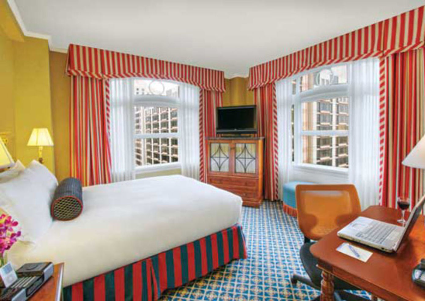A room at Serrano Hotel in San Francisco