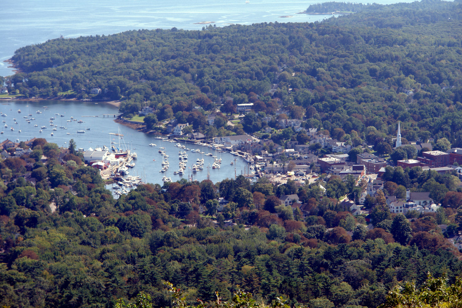 port coast Maine Camden Hills State Park