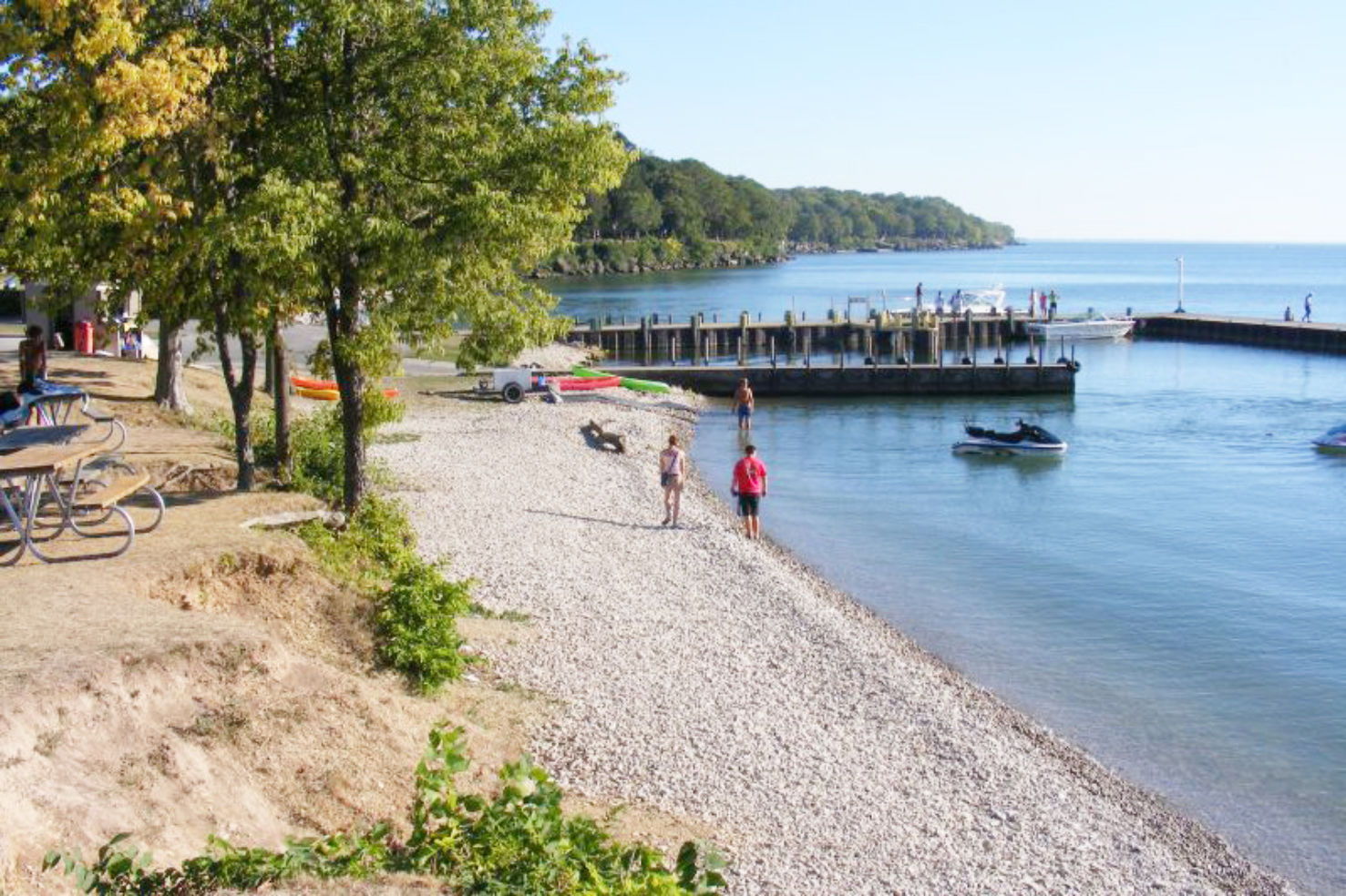Walking Lake Erie Put-in-Bay Ohio
