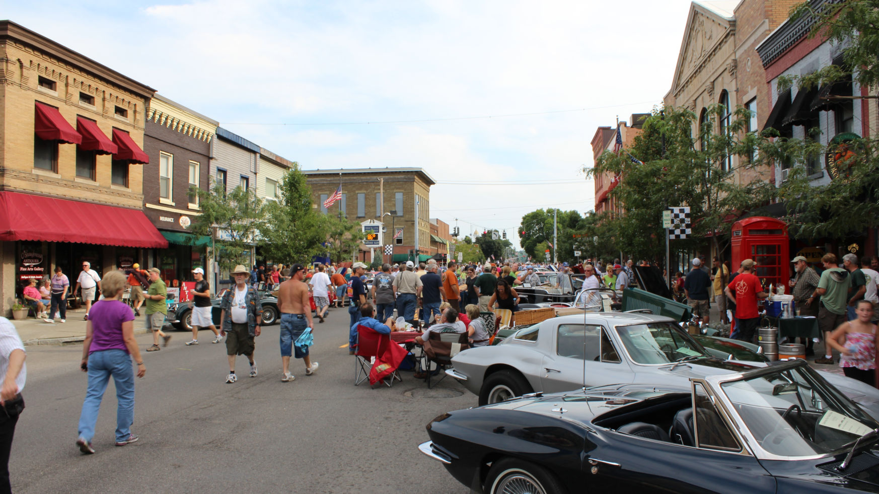Vintage Grand Prix Festival. Downtown Watkins Glen