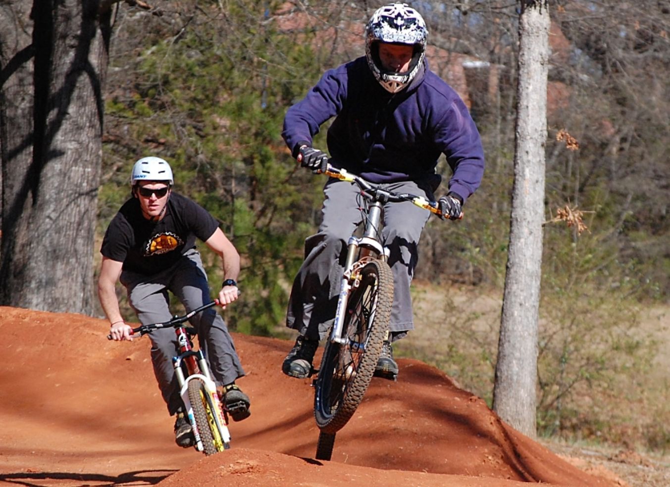 Biking in Gateway Park
