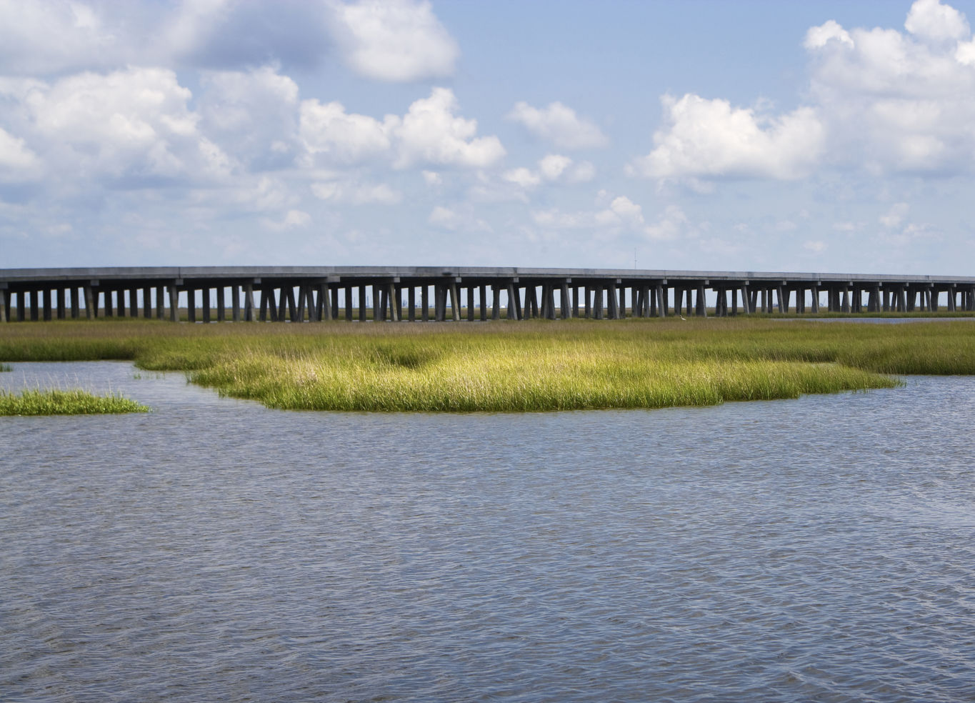 Marsh, Grand Isle Bridge, Louisiana's Gulf Coast