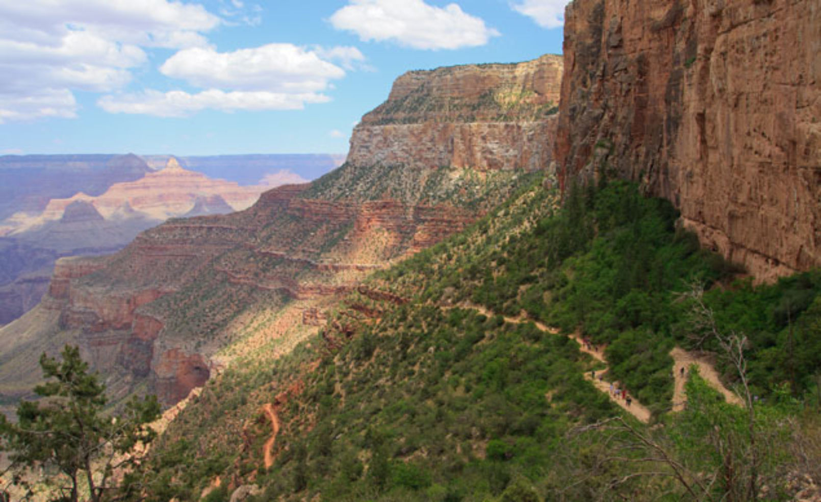 The Grand Canyon's Bright Angel Trail