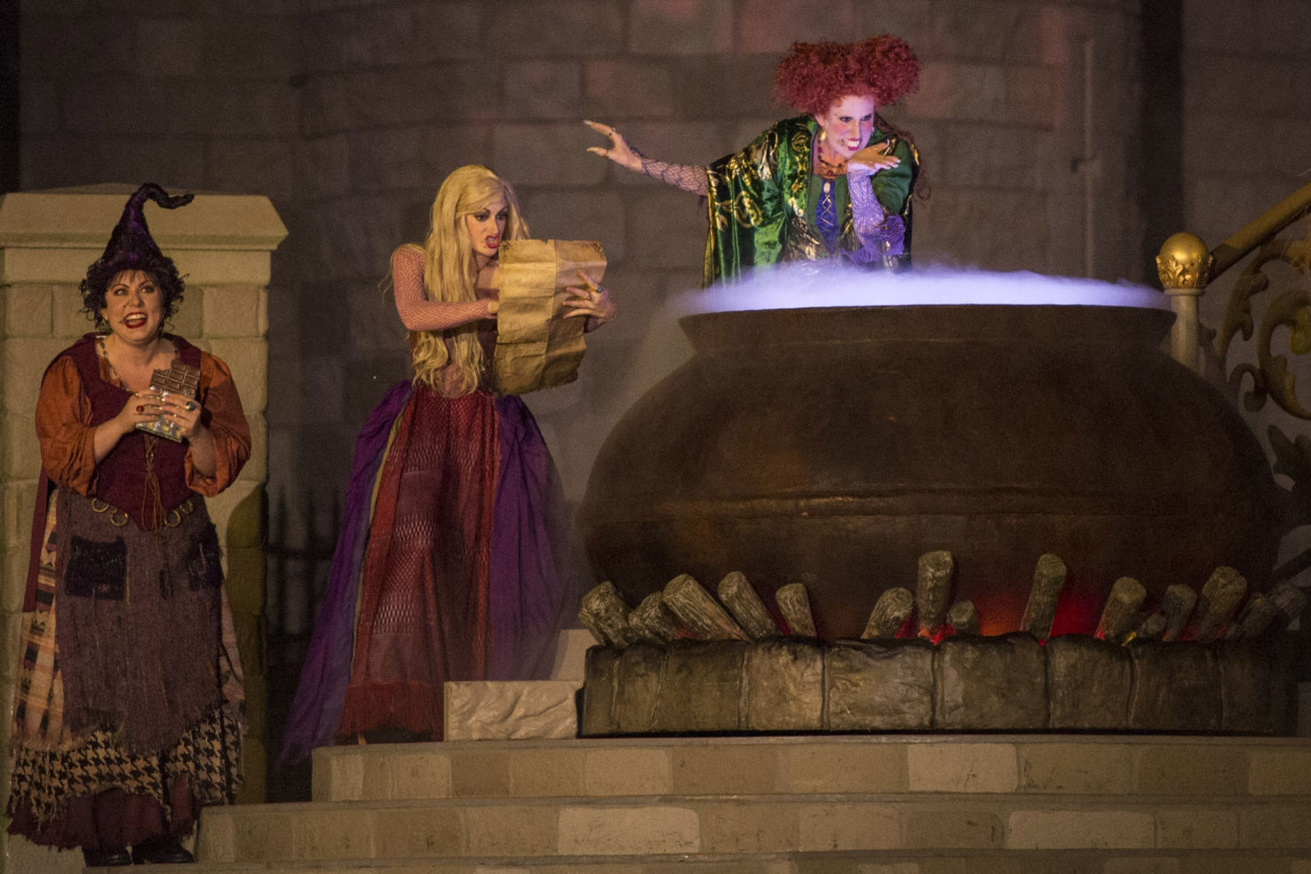 Hocus Pocus Villain Spectacular Show, Mickey’s Not-So-Scary Halloween Party, Magic Kingdom, Walt Disney World Resort, Orlando, Florida