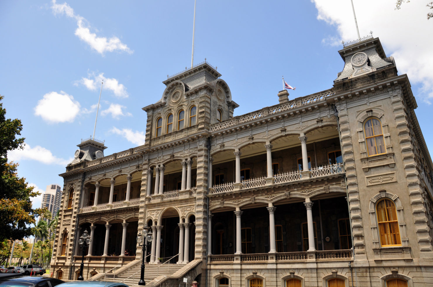 Iolani Palace in Honolulu, Hawaii
