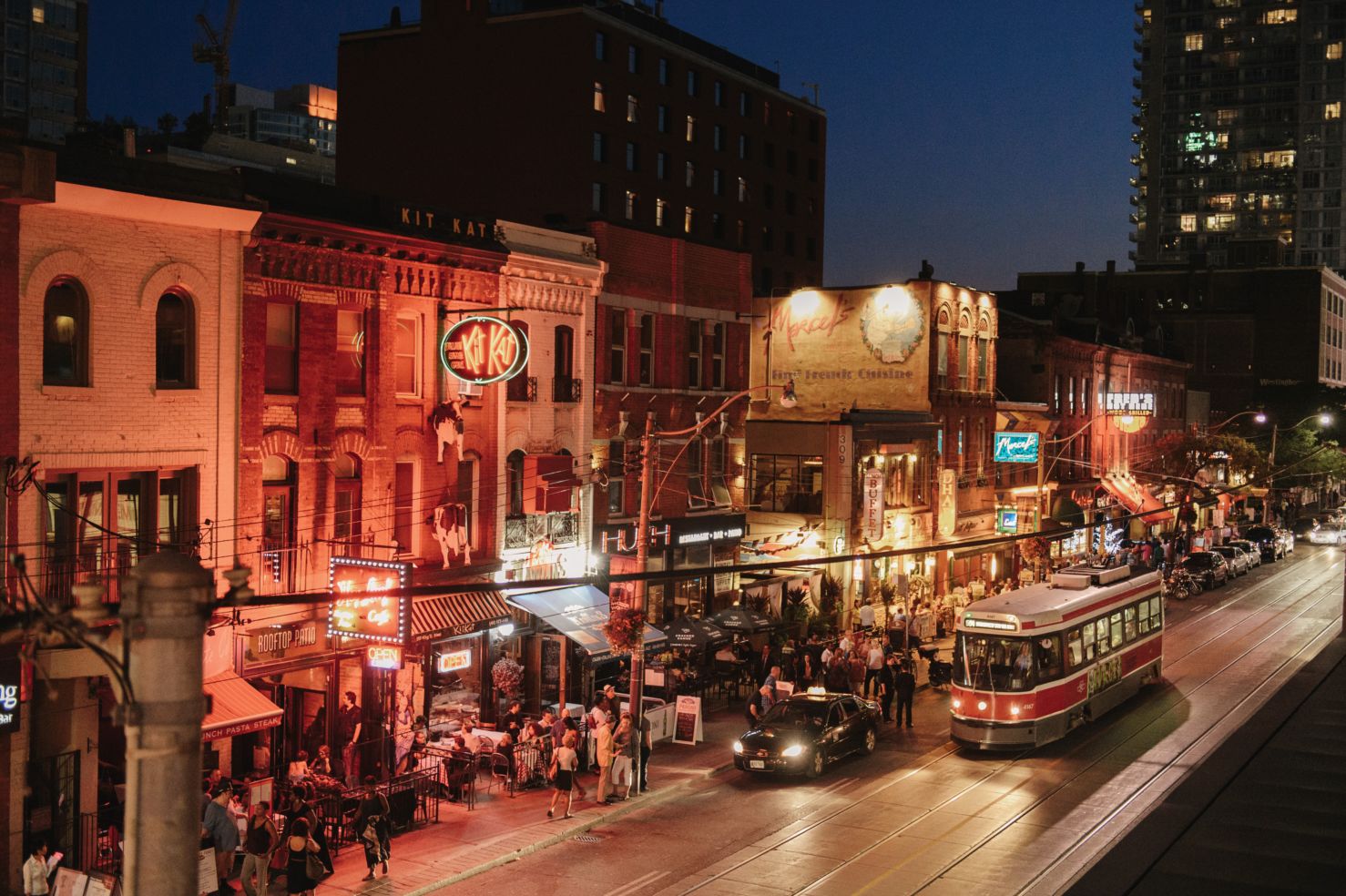 Toronto at night