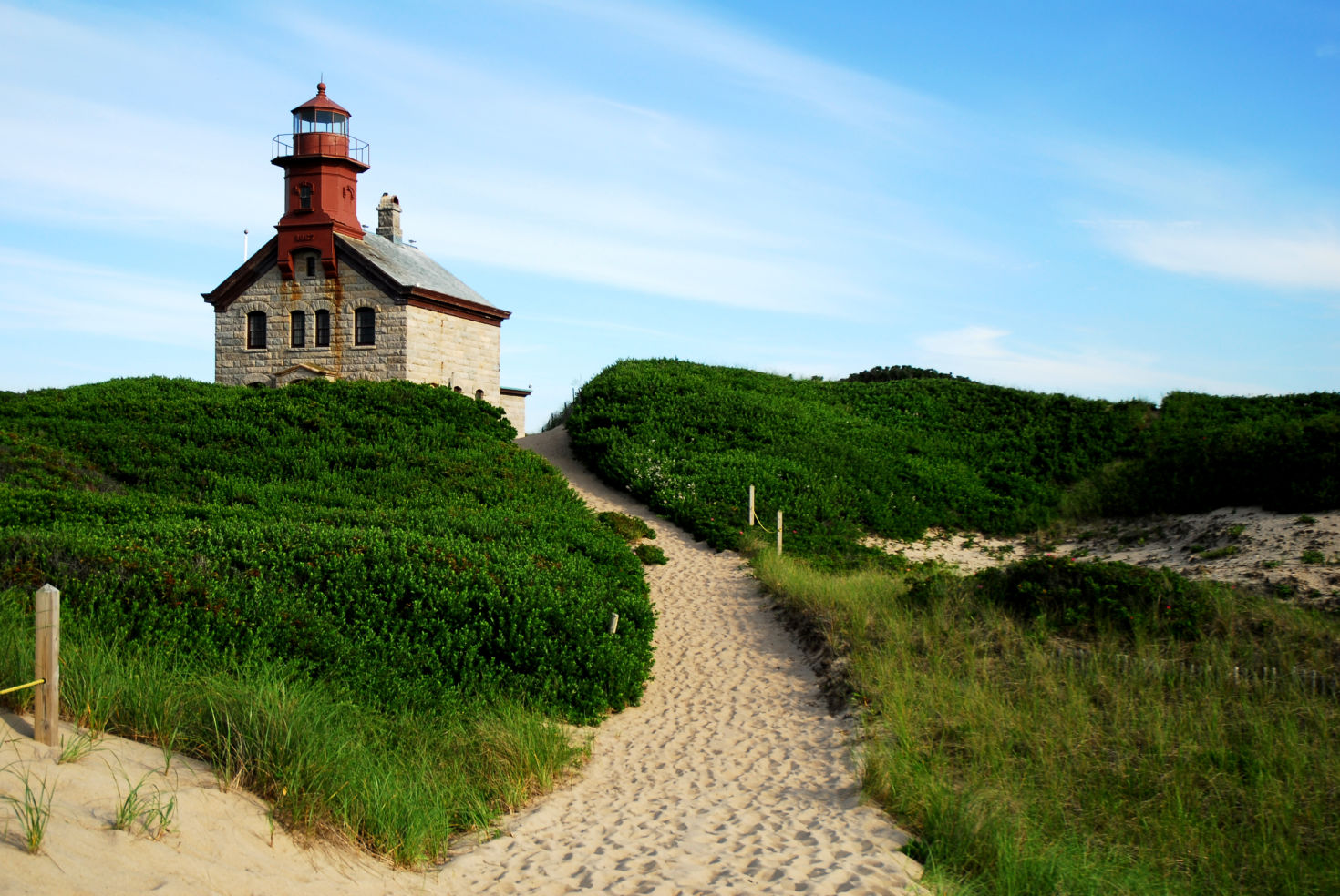 Historic North Ligh, Block Island, Rhode Island